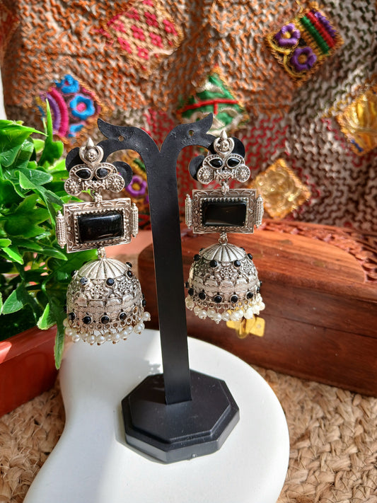 Allure Black Jhumki Aadya's Fashion Blings