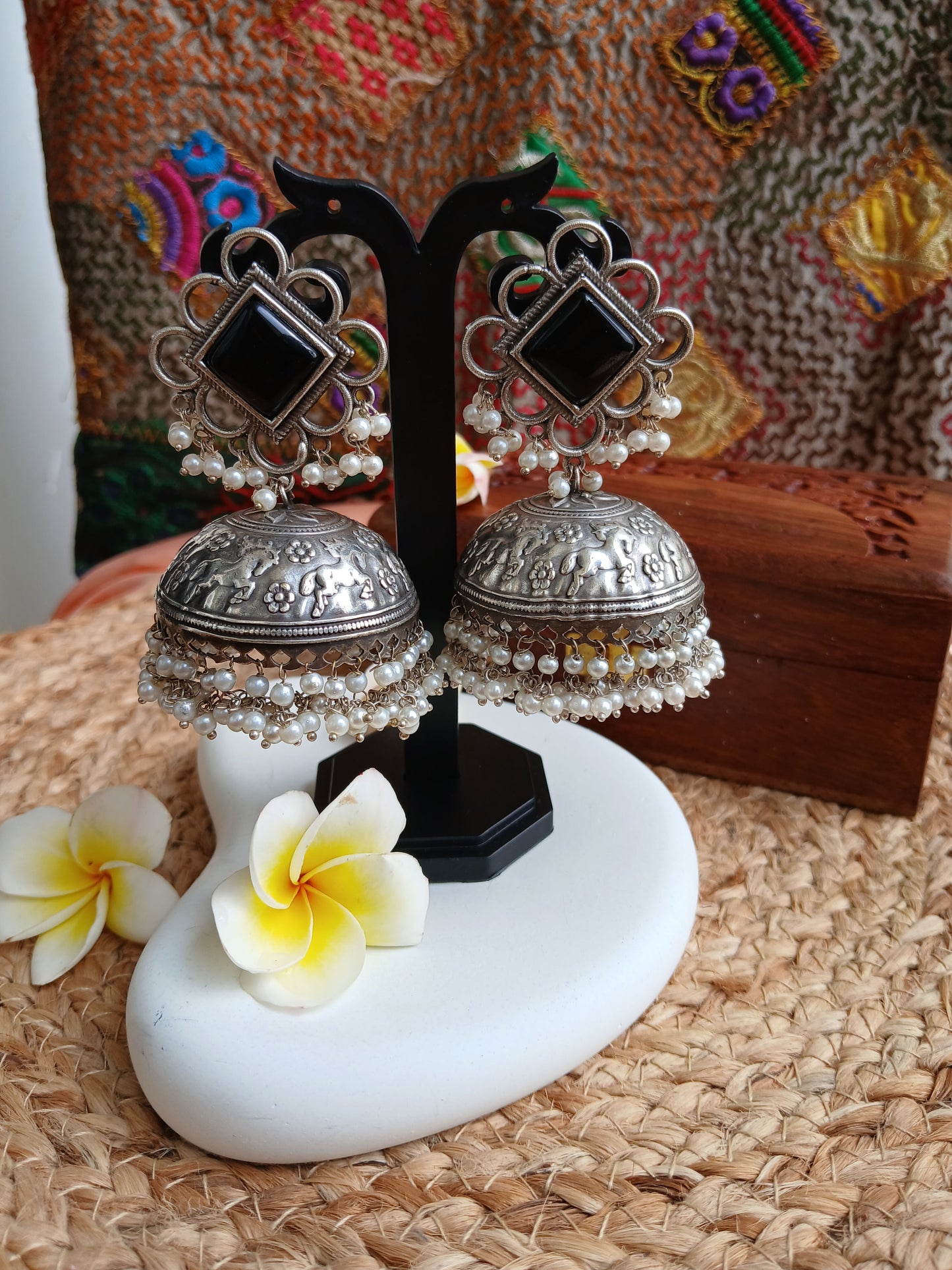 Opulent Allure Jhumki Aadya's Fashion Blings