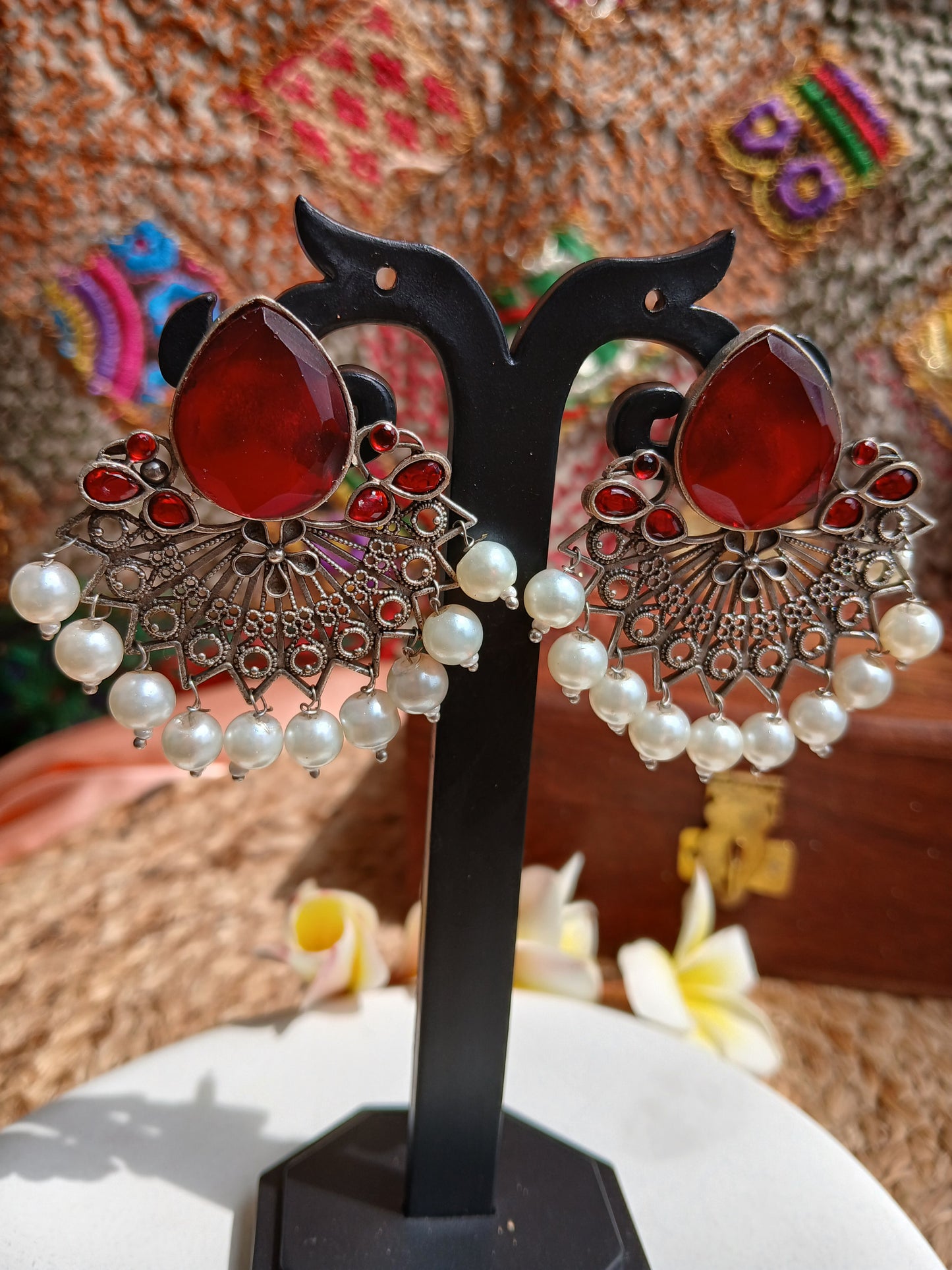 Nisha Maroon Radiance