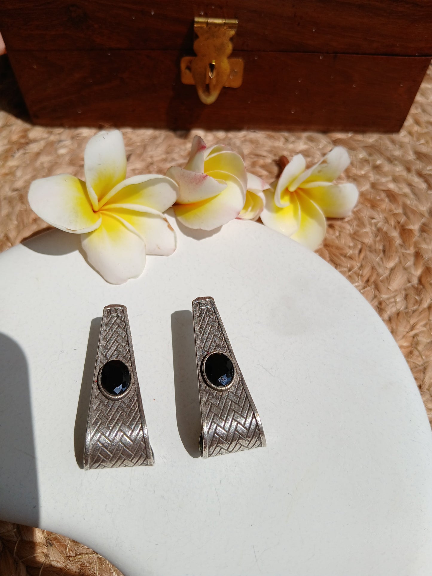 Shimer Black Studds Aadya's Fashion Blings