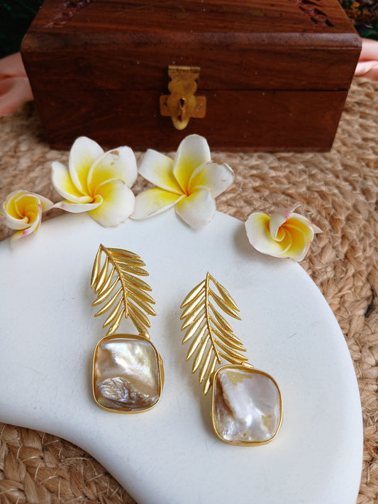 Celina Gold Earrings Aadya's Fashion Blings