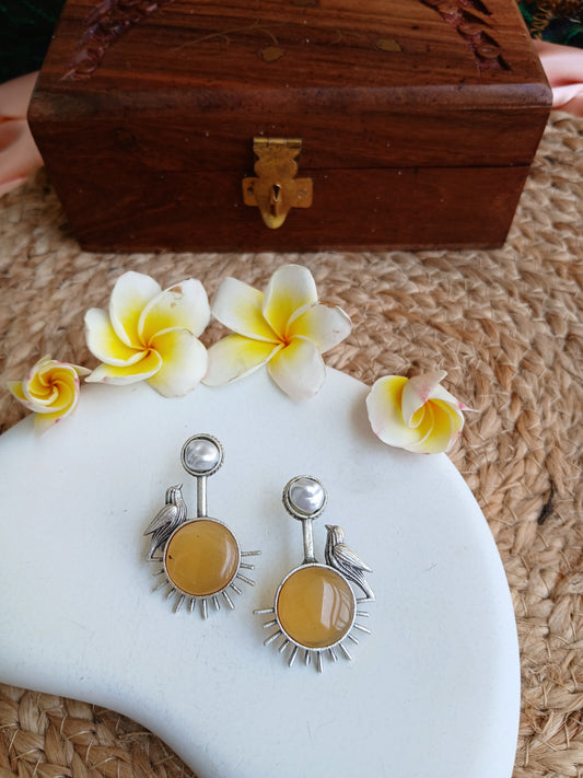 Sanya Yellow Studds Aadya's Fashion Blings