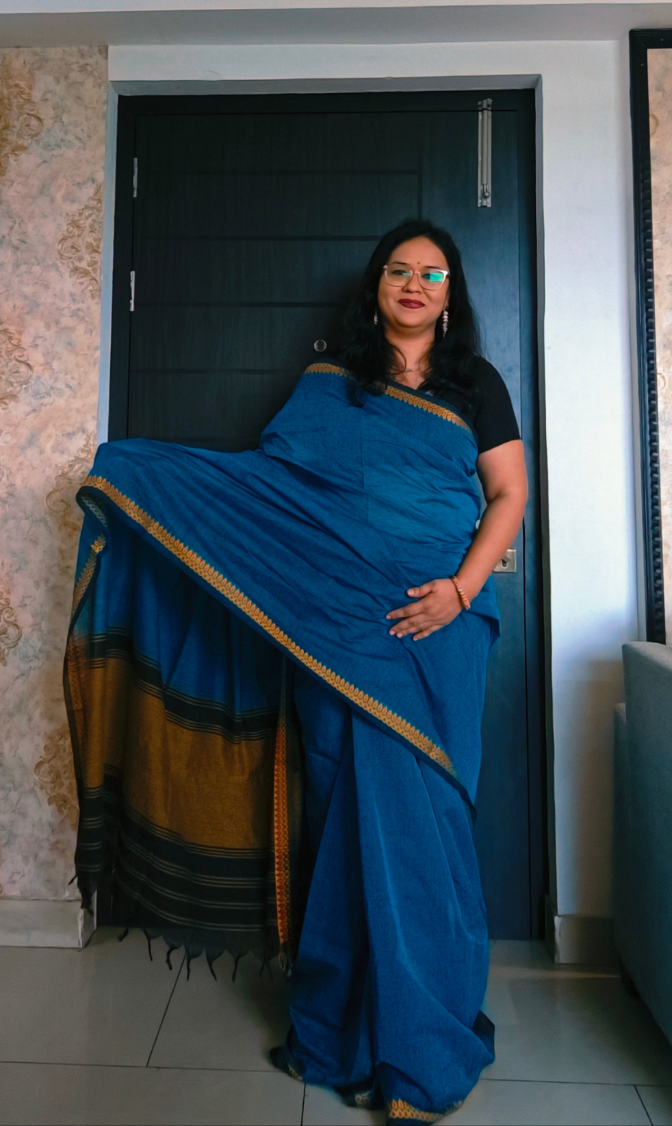 Kanaka Handloom Saree Aadya's Fashion Blings