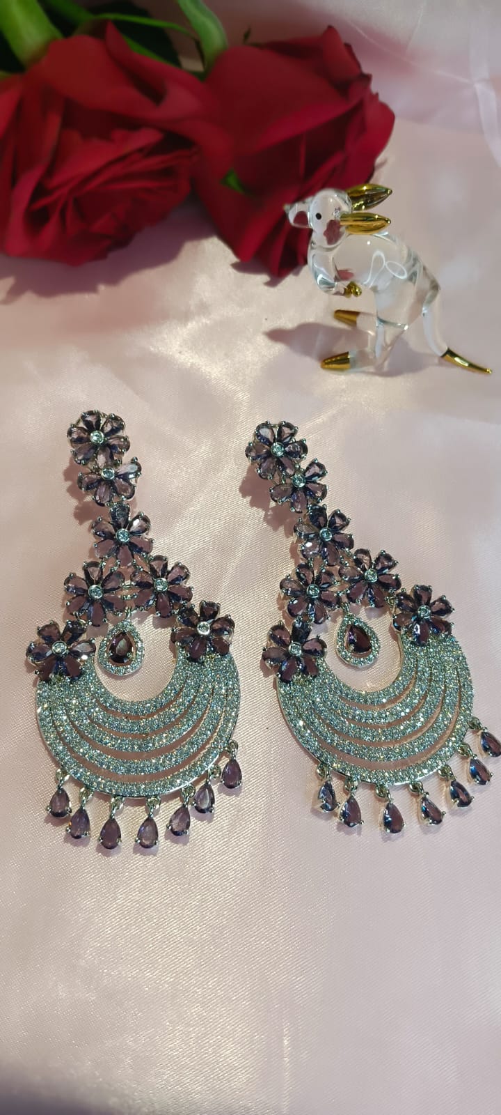 Annie Purple AD Earrings