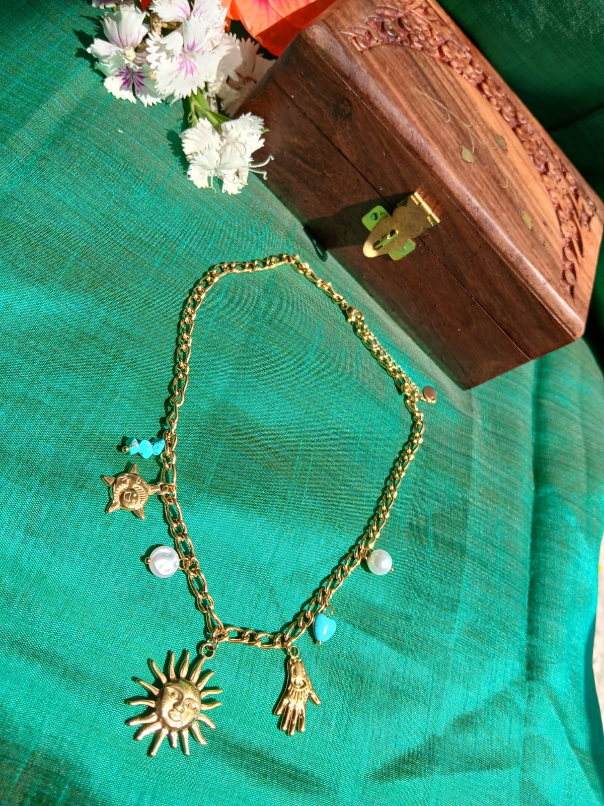 Sunkissed Sand Pendants Aadya's Fashion Blings