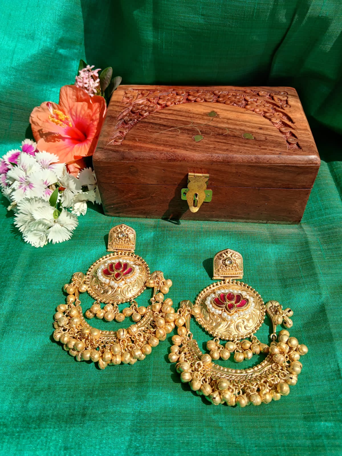 Chandani Gold Earrings