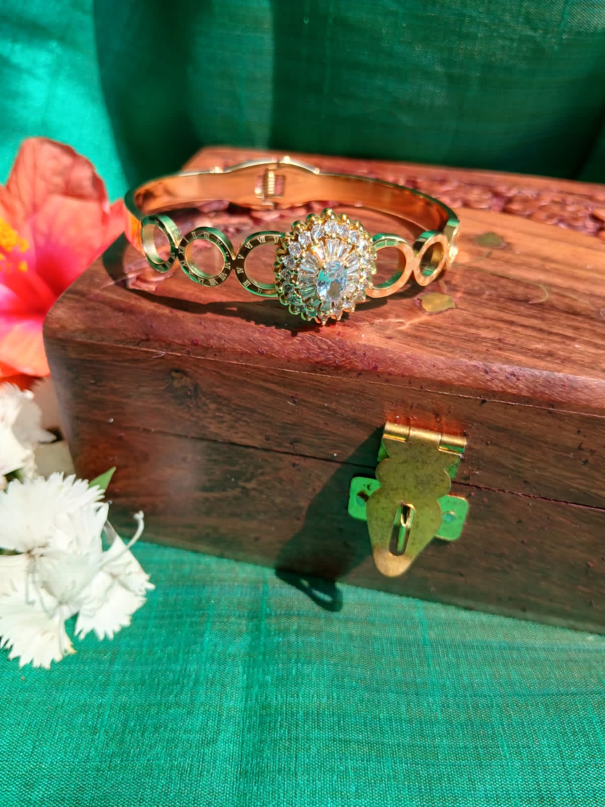 Zen Blossom Bangle Aadya's Fashion Blings