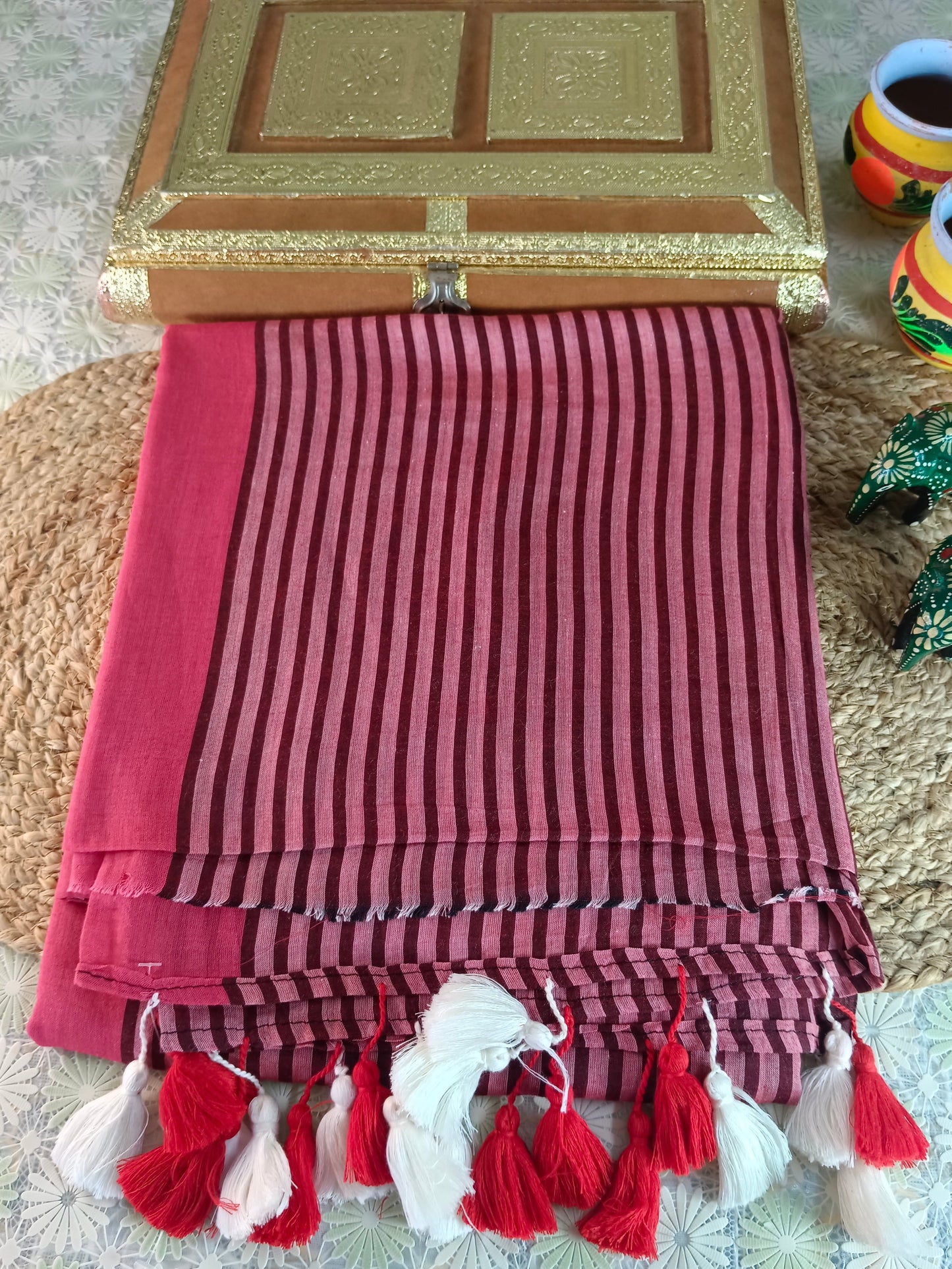 Rekhachitra Handloom Saree Aadya's Fashion Blings