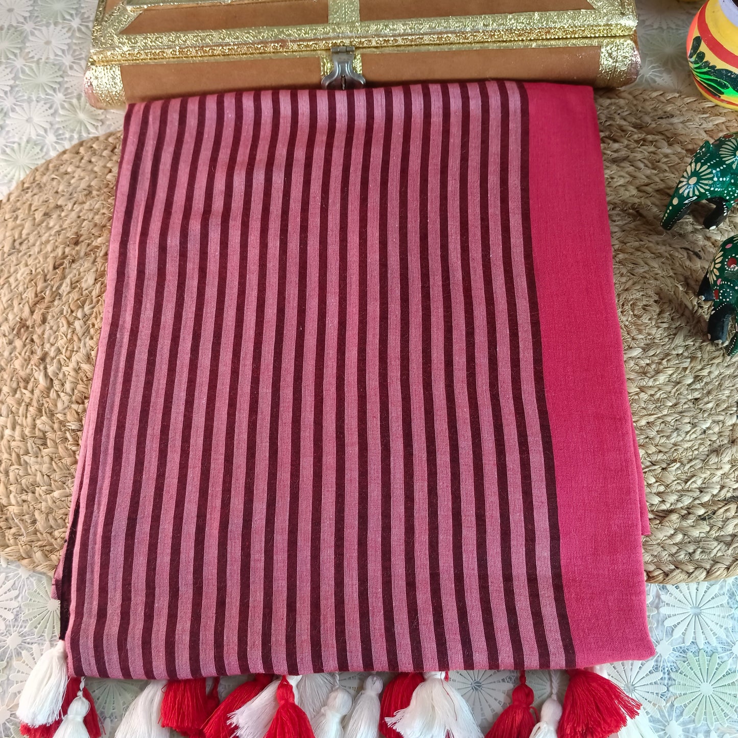 Rekhachitra Handloom Saree