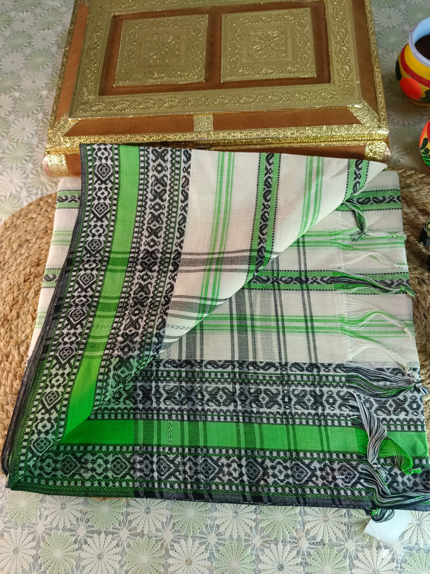 Phoolbari Handloom Saree