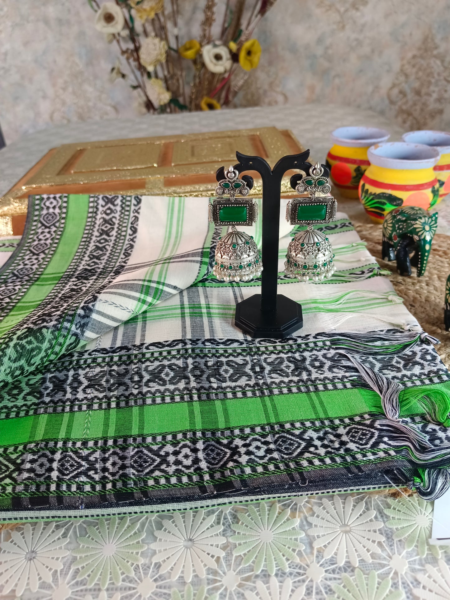 Phoolbari Handloom Saree