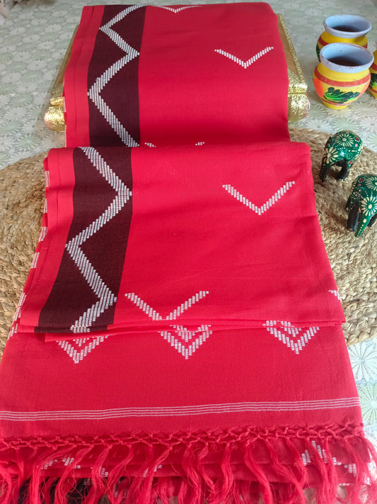 Raktima Handloom Saree Aadya's Fashion Blings