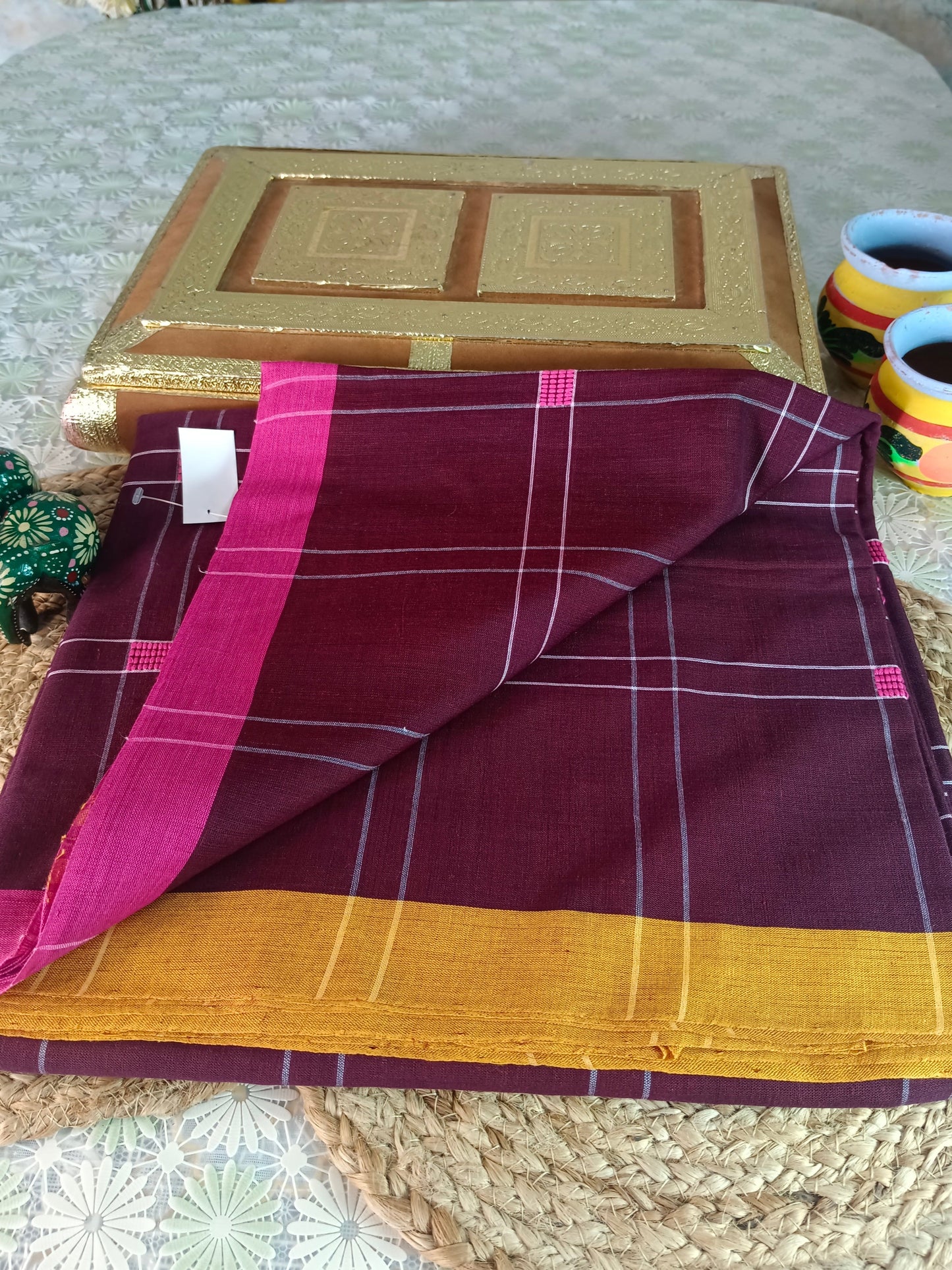 Loom Aura Handloom Saree Aadya's Fashion Blings