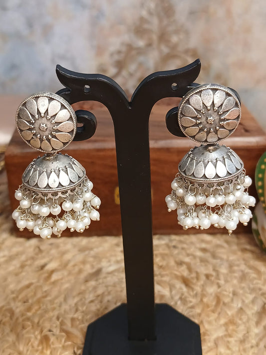 Pari Silver Earrings Aadya's Fashion Blings