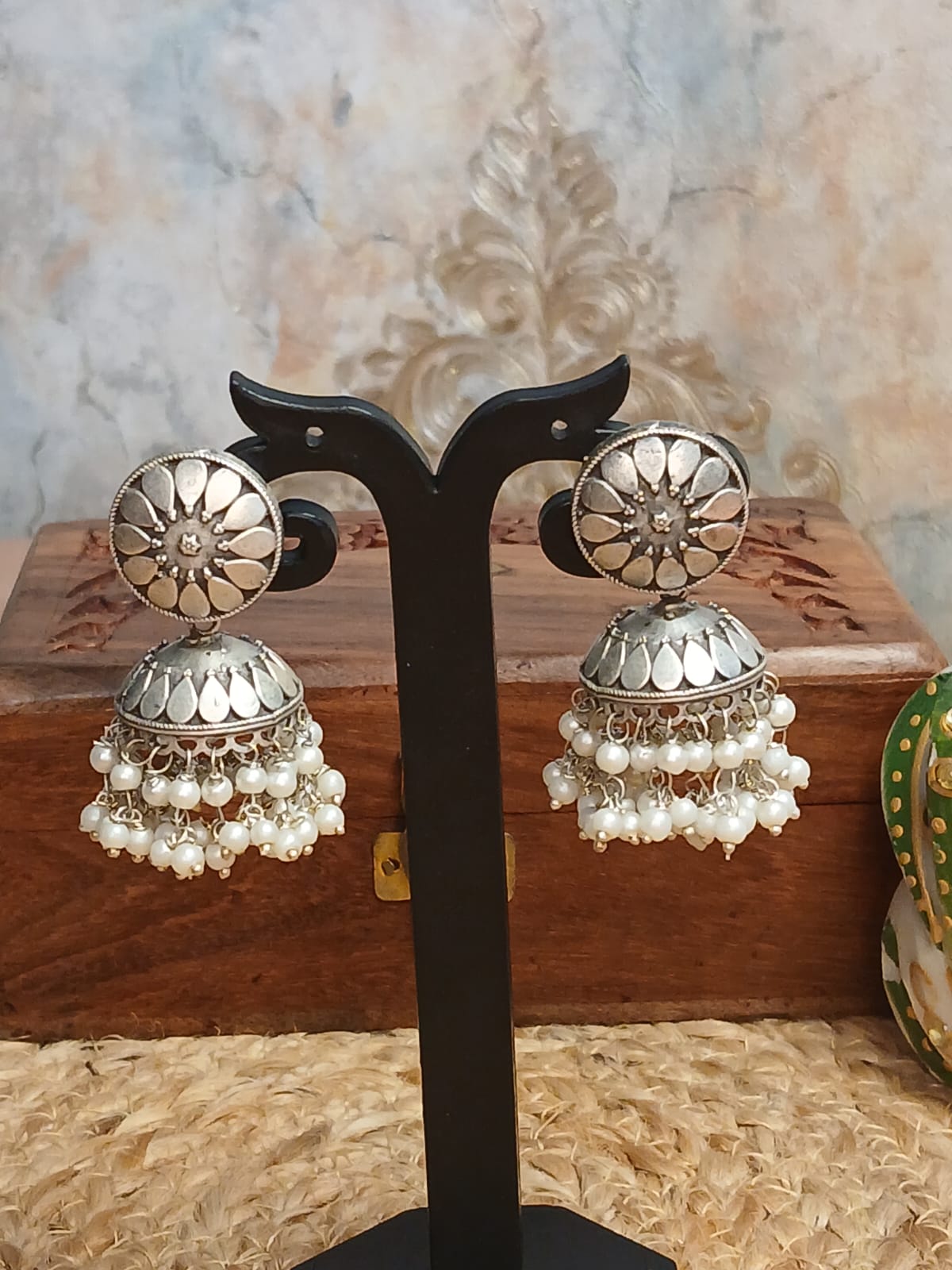 Pari Silver Earrings Aadya's Fashion Blings