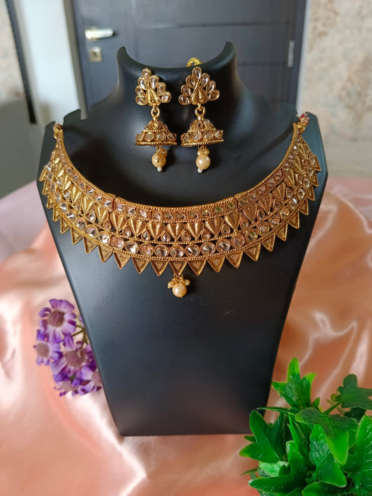 Siya Rajwadi Choker Set Aadya's Fashion Blings