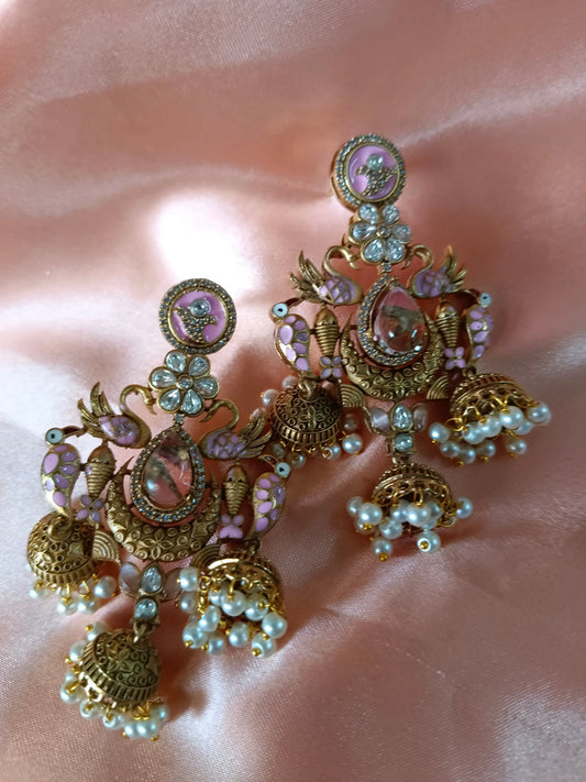 Pink Mayurakshi Chandini Aadya's Fashion Blings