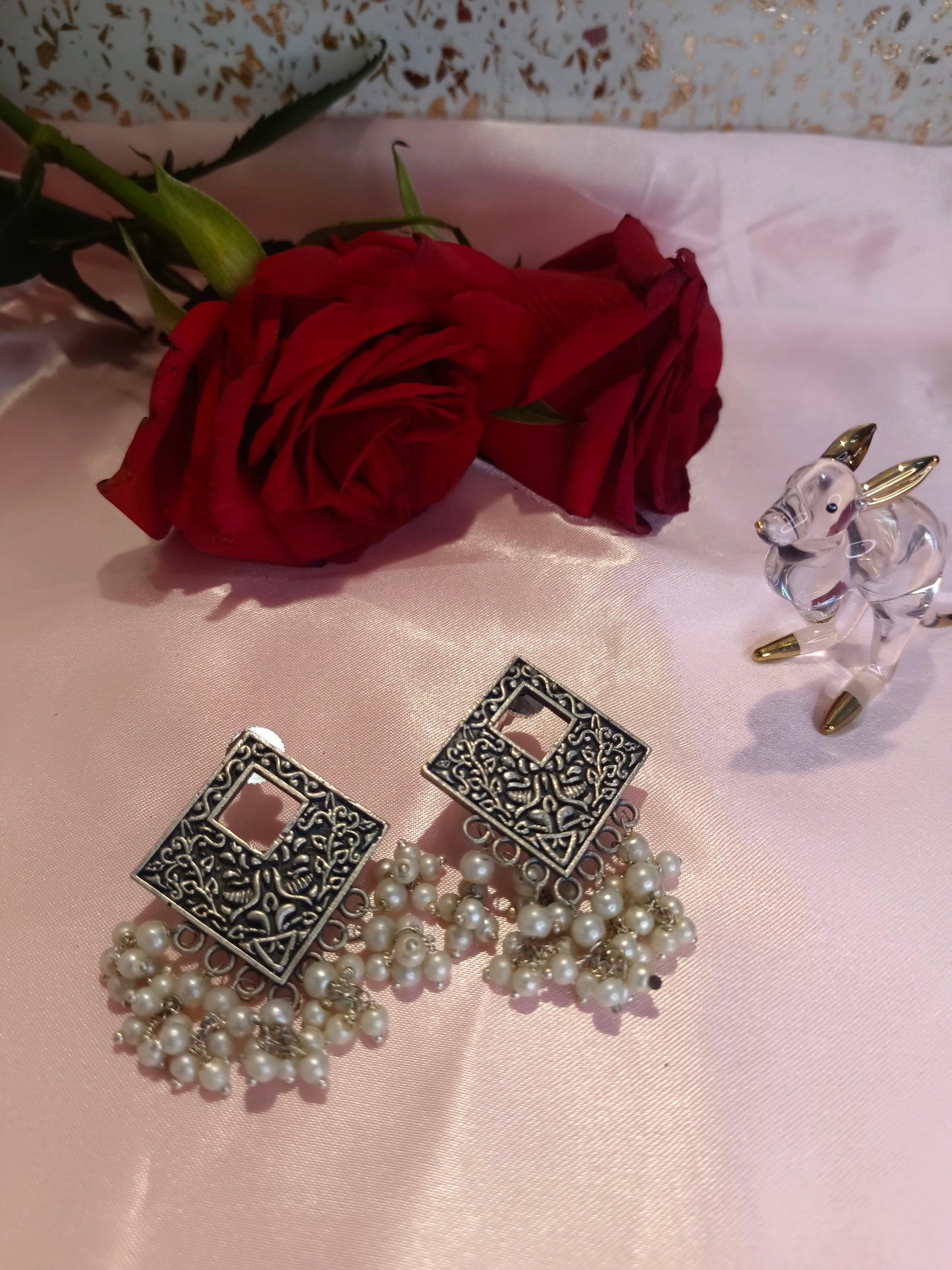 Squari Earrings Aadya's Fashion Blings