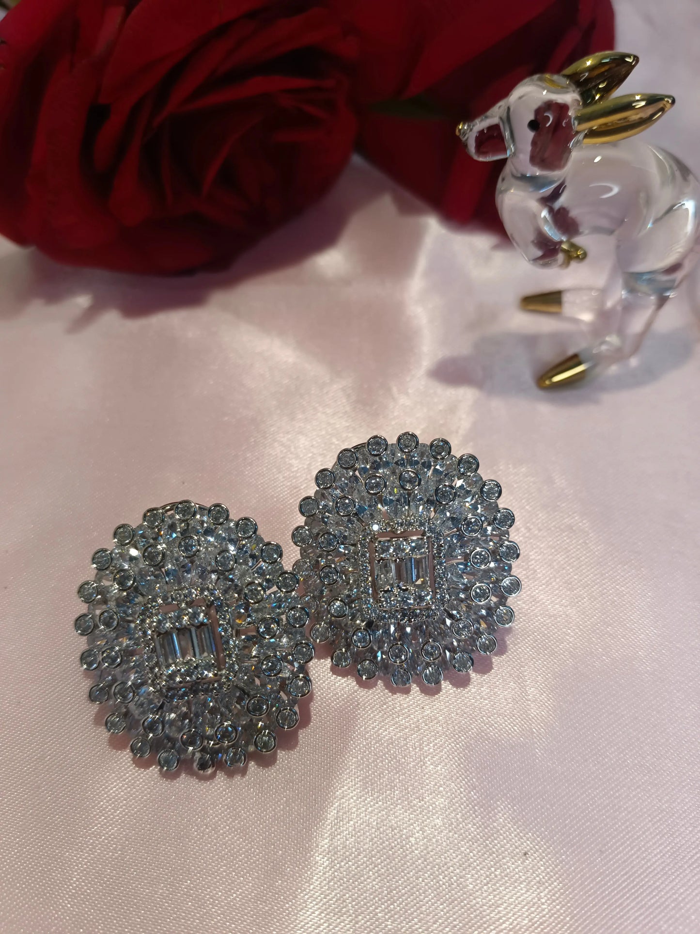 Daisy White Studds Aadya's Fashion Blings