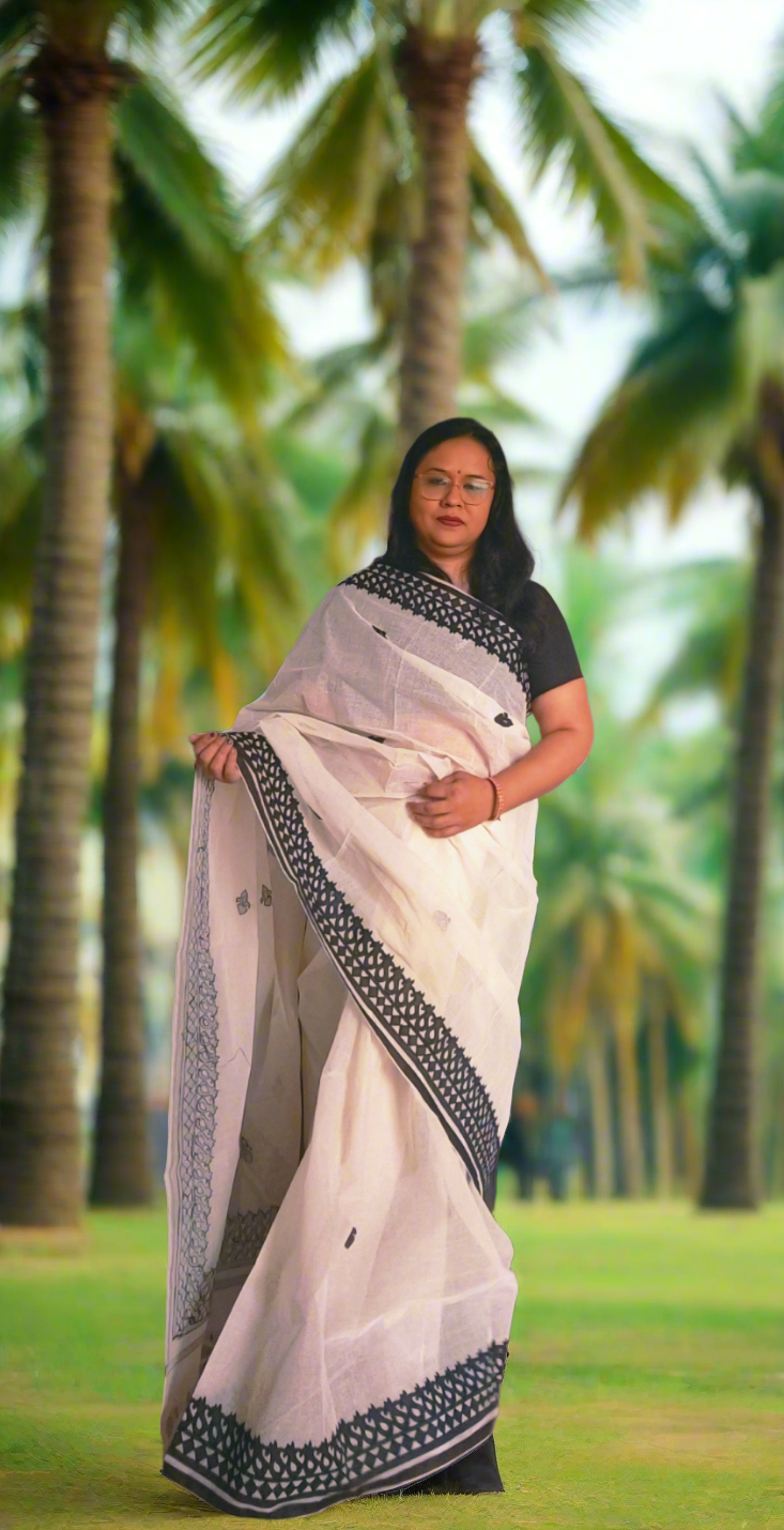 Noor-e-Kala Handloom Saree Aadya's Fashion Blings
