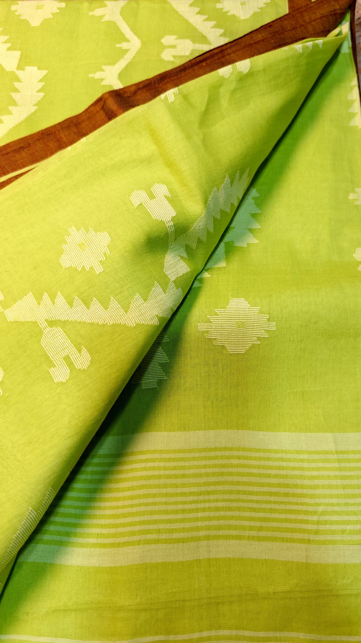 Anamika Handspun Handwoven Jamdani Aadya's Fashion Blings