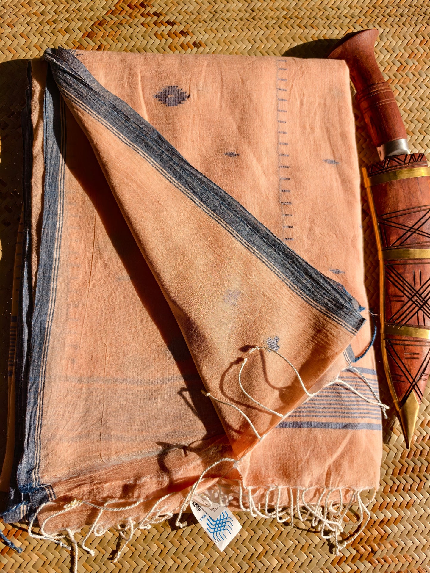 Meenakshi Handspun Handwoven Jamdani Aadya's Fashion Blings