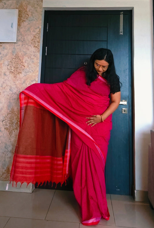 Nilambari Handloom Saree Aadya's Fashion Blings