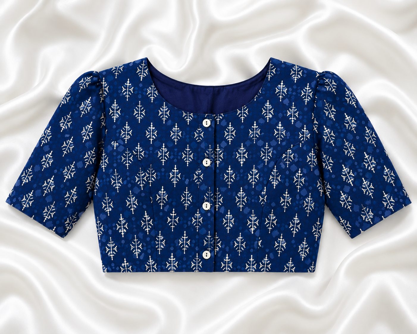 Richa Indigo Blouse Aadya's Fashion Blings