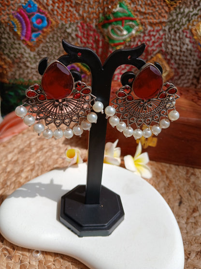Nisha Maroon Radiance Aadya's Fashion Blings