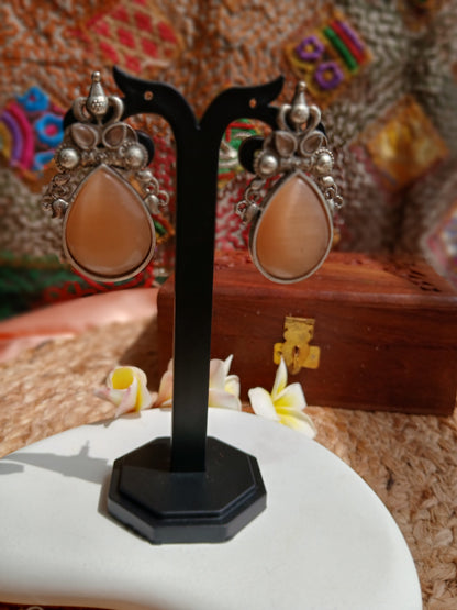 Pooja Orange Studds Aadya's Fashion Blings