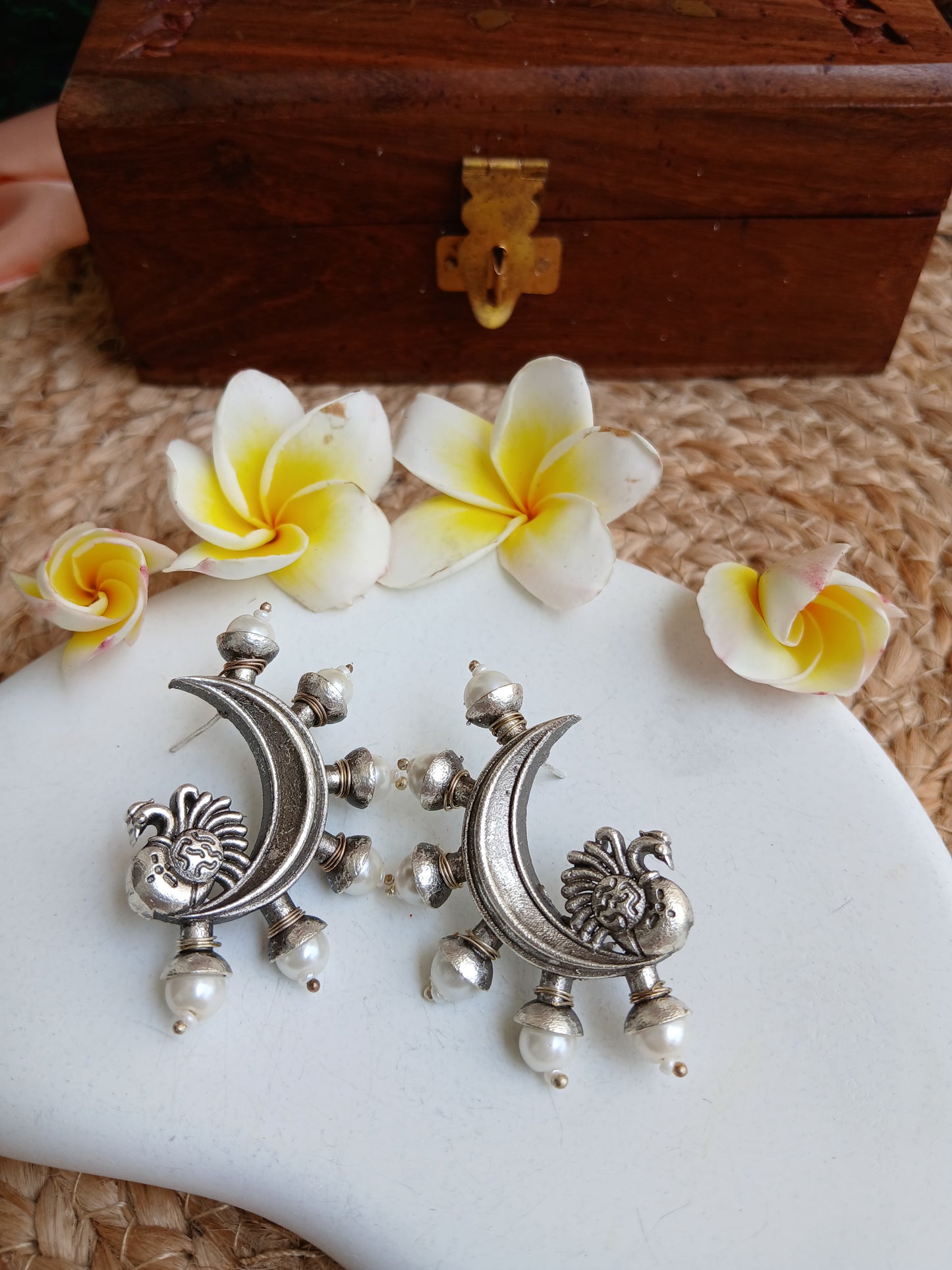 Chandrika Silver Studds