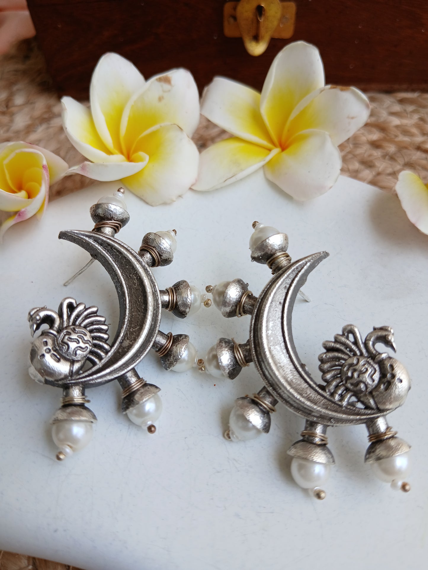 Chandrika Silver Studds