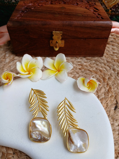 Celina Gold Earrings Aadya's Fashion Blings