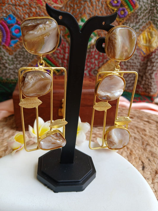 Reha Topaz Gold Aadya's Fashion Blings