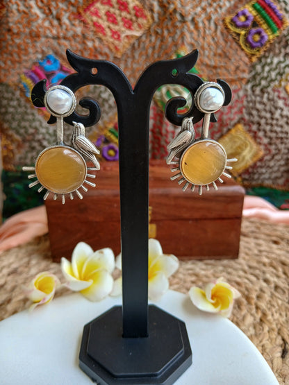 Sanya Yellow Studds Aadya's Fashion Blings