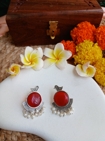 Kavya Maroon Studds Aadya's Fashion Blings
