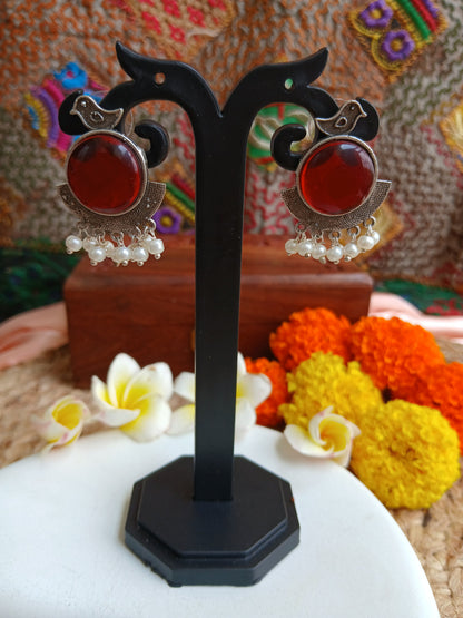 Kavya Maroon Studds Aadya's Fashion Blings