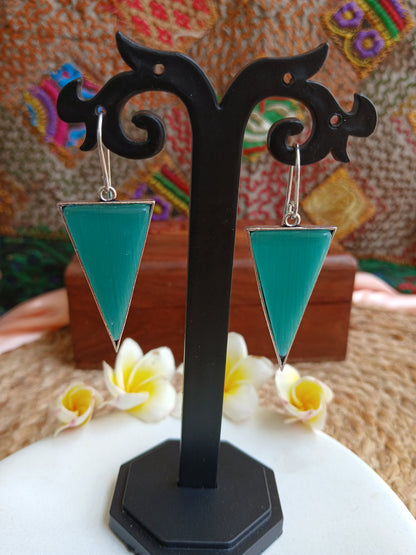 Priya Mint Danglers Aadya's Fashion Blings