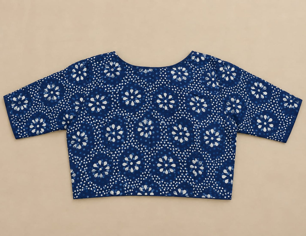 Bhairavi Indigo Blouse Aadya's Fashion Blings