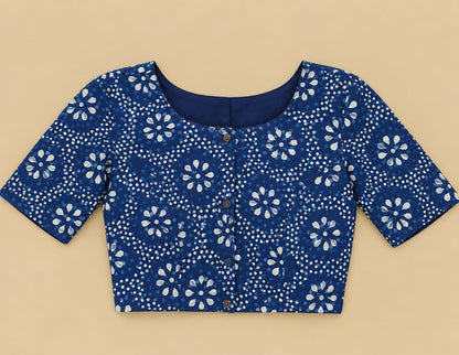 Bhairavi Indigo Blouse Aadya's Fashion Blings