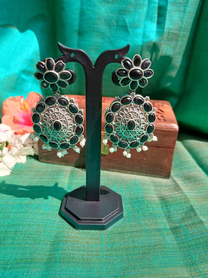Dolly Black Earrings Aadya's Fashion Blings