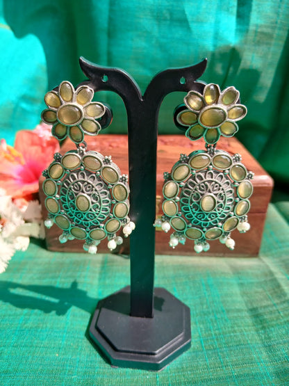 Dolly Yellow Earrings Aadya's Fashion Blings