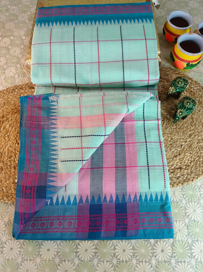 Nilrekha Handloom Saree Aadya's Fashion Blings