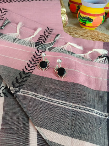 Rangrekha Handloom Saree Aadya's Fashion Blings