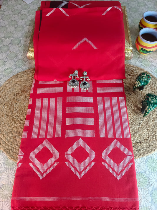 Raktima Handloom Saree Aadya's Fashion Blings