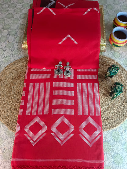 Raktima Handloom Saree Aadya's Fashion Blings