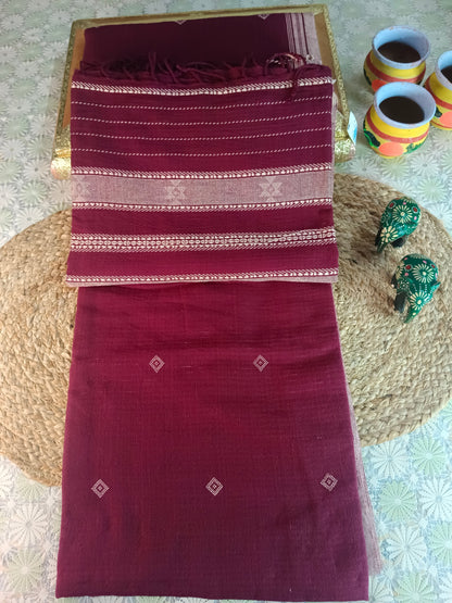 Amber Handloom Saree Aadya's Fashion Blings