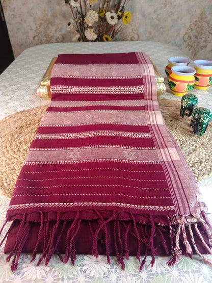 Amber Handloom Saree Aadya's Fashion Blings