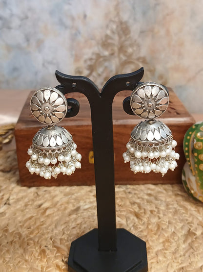 Pari Silver Earrings Aadya's Fashion Blings