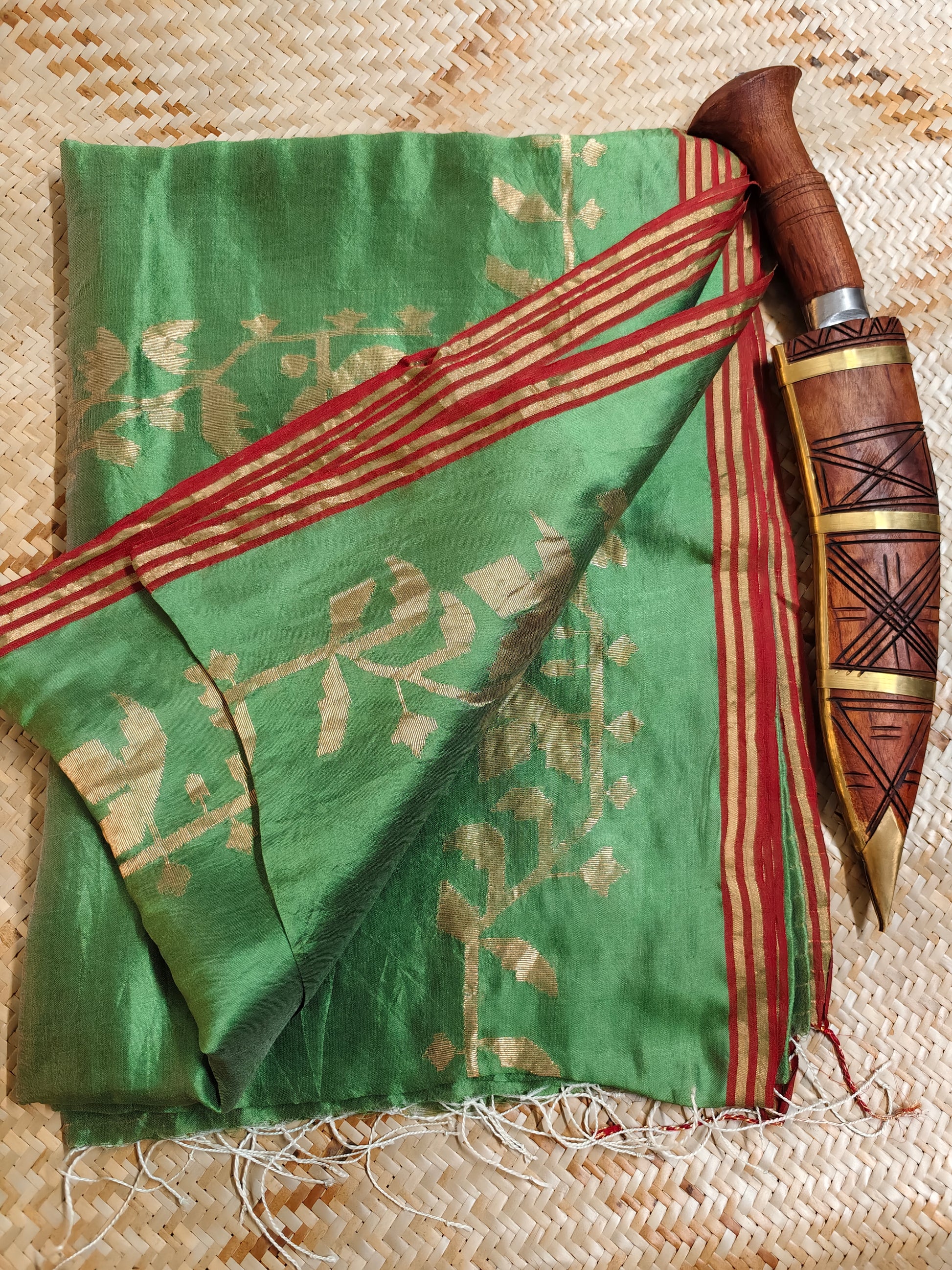 Rajeshwari Banglore Silk Jamdani Aadya's Fashion Blings